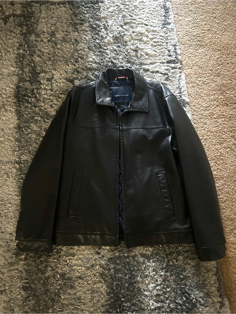 Tommy Hilfiger Black leather jacket